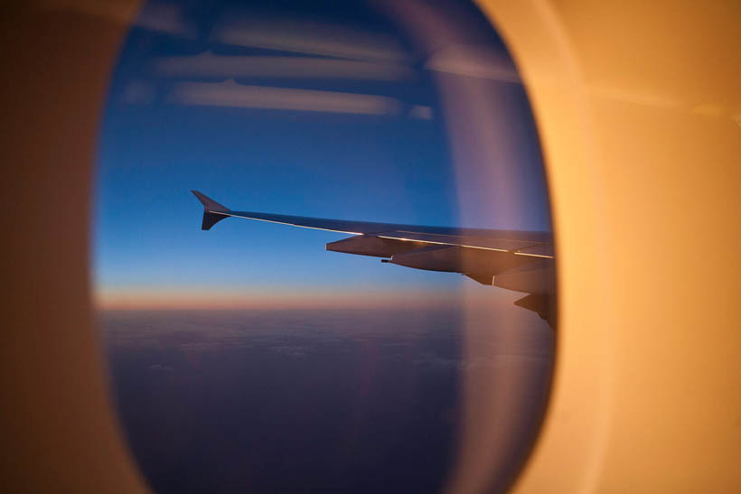 A window view from an A380