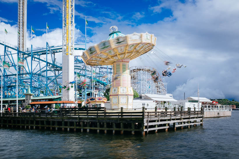 The Kättingflygaren ride at Gröna Lund in Stockholm.