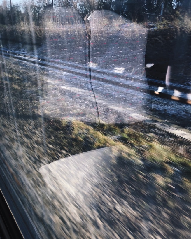 Train tracks from Brussels to Leuven.